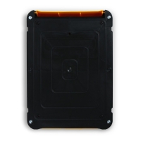 Ящик почтовый, пластиковый, &laquo;Стандарт&raquo;, с щеколдой, с накладкой, серый