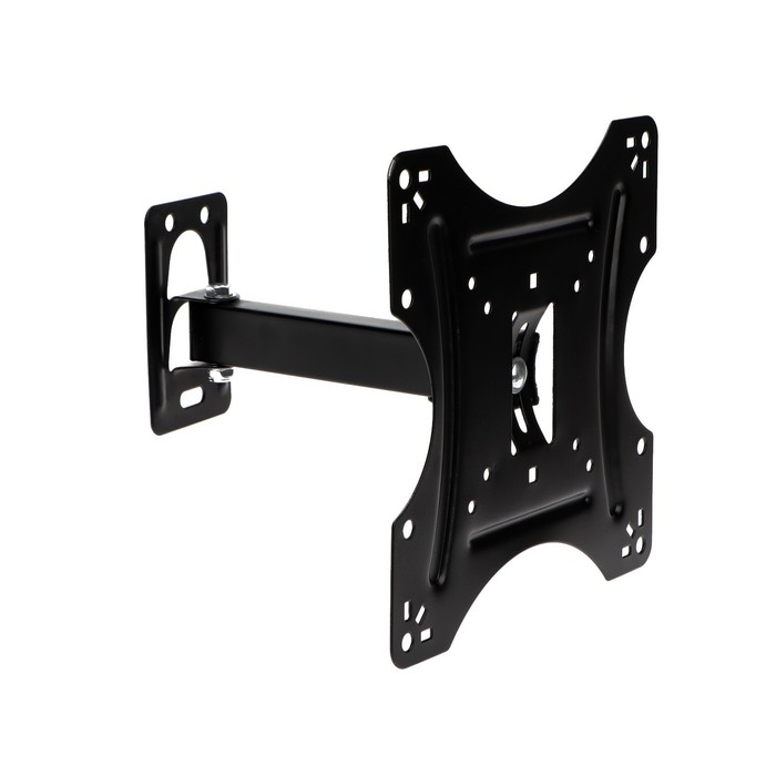 Кронштейн Luazon KrON-76, для ТВ, наклонно-поворотный, 14-42 Кронштейн Luazon KrON-76, для ТВ, наклонно-поворотный, 14-42", 60-200 мм от стены, чёрный