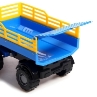 Трактор с прицепом №2 и ковшом &laquo;Мастер&raquo;, цвета МИКС