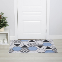 Коврик придверный грязезащитный Доляна &laquo;Геометрия&raquo;, вырезной, 80&times;120 см