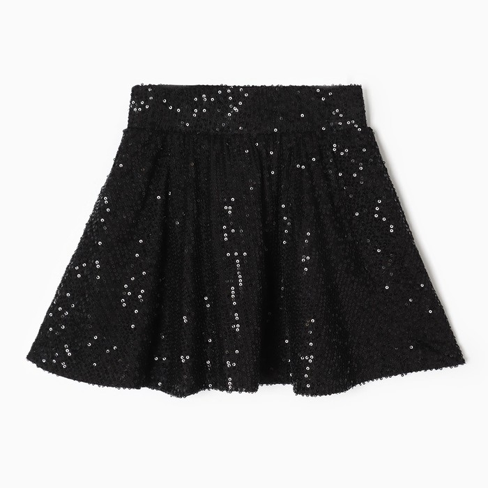 Юбка из пайеток KAFTAN размер 30 (98-104 см), черный