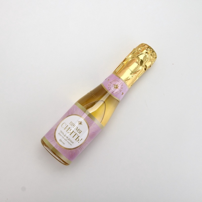 Подарочный набор &laquo;Время сиять&raquo; ЧИСТОЕ СЧАСТЬЕ: гель для душа шампанское 250 мл и бомбочки для ванны 5х40 г