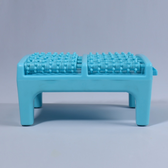 Массажёр для ног, 26,5 &times; 17 &times; 13 см, на подставке, цвет голубой