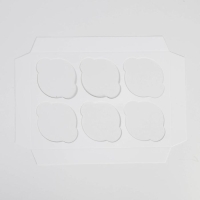 Коробка для капкейка &laquo;Серебро&raquo;, 23 х 16 х 10 см, Новый год