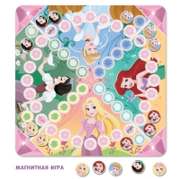 Подарочный набор: Книга с заданиями &laquo;Стань принцессой&raquo;, 20 стр., + 2 пазла + магнитная игра, Принцессы