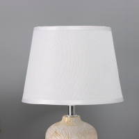 Лампа настольная "Цветочное поле" 1х40Вт Е14 белый/золото 20х20х34см Лампа настольная "Цветочное поле" 1х40Вт Е14 белый/золото 20х20х34см