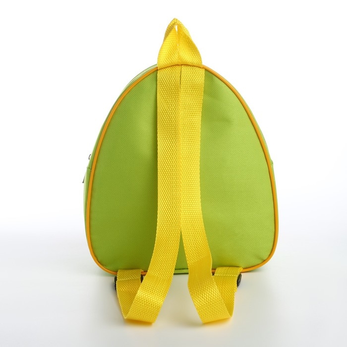 Рюкзак детский для девочки &laquo;Уточка&raquo;, 23х20,5 см, отдел на молнии, цвет зеленый