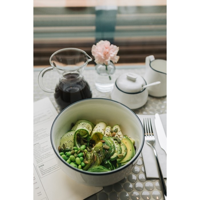 Салатник фарфоровый Magistro &laquo;Морской бриз&raquo;, 250 мл, d=11,5 см