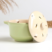 Бульонница с крышкой "Псковская" 0,5л / 11,5х13см, аромат лета