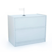 Прилавок рабочий эконом ЛДСП, 90&times;45&times;90 см, цвет белый