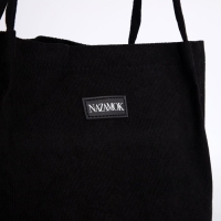 Шопер NAZAMOK, цвет чёрный, 40 х 35 см Шопер NAZAMOK, цвет чёрный, 40 х 35 см