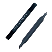 Маркер художественный, ЗХК "Сонет" TWIN, двусторонний: пулевидная/скошенная, спиртовая основа, чёрный, 164125-120 Маркер художественный, ЗХК "Сонет" TWIN, двусторонний: пулевидная/скошенная, спиртовая основа, чёрный, 164125-120