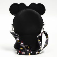 Сумка детская, 12х9х2 см,на молнии, черный, Минни Маус Сумка детская, 12х9х2 см,на молнии, черный, Минни Маус