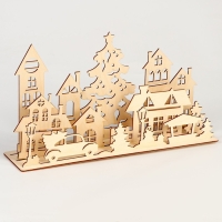 Новогодние заготовки для творчества. Украшение для дома &laquo;Новый год! Город&raquo;