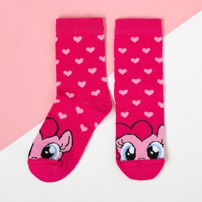 Носки детские &laquo;Пинки Пай&raquo;, Мой маленький пони, 18-20 см