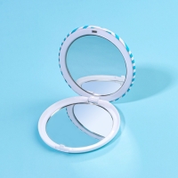 Зеркало складное &laquo;Геометрия&raquo;, d = 7,5 см, рисунок МИКС