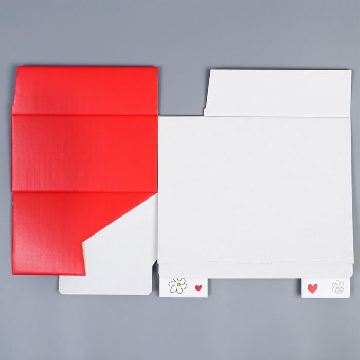 Коробка подарочная сборная, упаковка, &laquo;Люблю&raquo;, 30 х 23 х 12 см