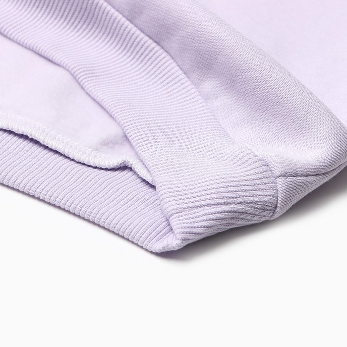 Костюм для девочек (свитшот, брюки), НАЧЁС, цвет сиреневый, рост 92 см