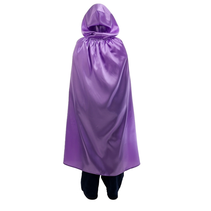 Карнавальный плащ взрослый, атлас, цвет фиолетовый, длина 120 см Карнавальный плащ взрослый, атлас, цвет фиолетовый, длина 120 см