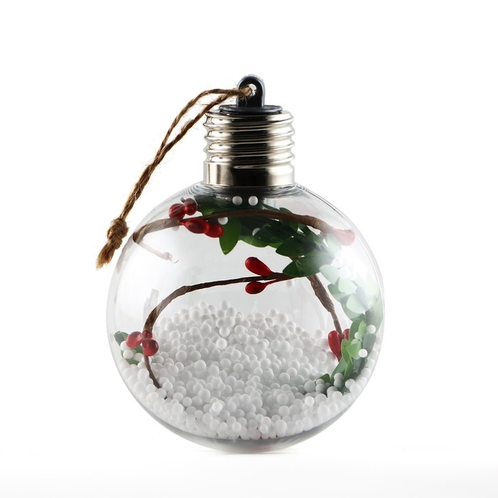 Новогодний шар ёлочный &laquo;Время волшебства&raquo;, на Новый год, d=8 см.