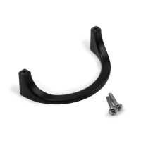 Ручка скоба CAPPIO полукруг, алюминий, м/о 96 мм, цвет чёрный Ручка скоба CAPPIO полукруг, алюминий, м/о 96 мм, цвет чёрный