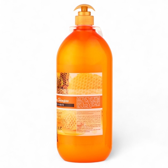 Шампунь для волос с экстрактом мёда, увлажнение, гладкость и мягкость, 2000 мл