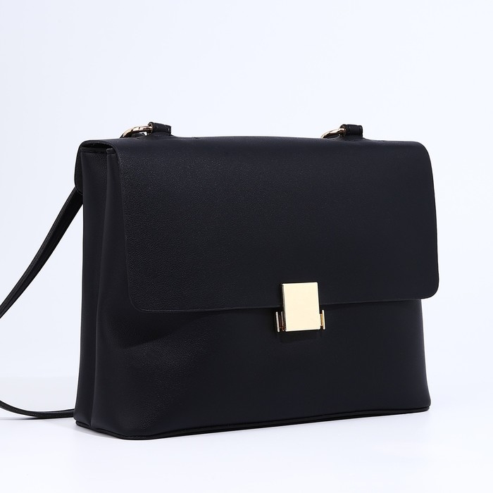 Сумка-мессенджер на молнии, цвет чёрный Сумка-мессенджер на молнии, цвет чёрный