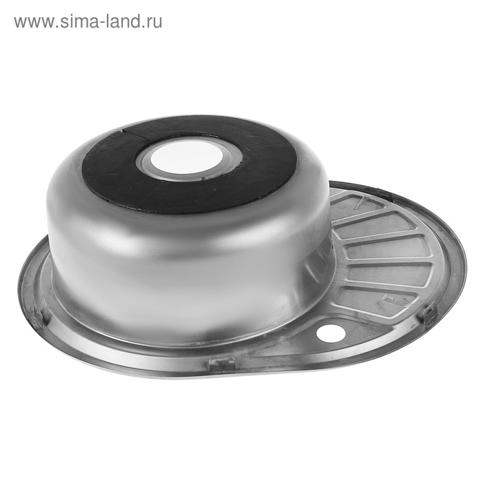 Мойка кухонная Accoona AB4557-L, врезная, левая, толщина 0.6 мм, 570х450х165мм, глянец Мойка кухонная Accoona AB4557-L, врезная, левая, толщина 0.6 мм, 570х450х165мм, глянец