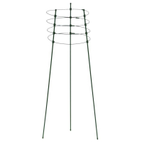 Кустодержатель, 4 кольца, d = 26,5 см, h = 120 см, металл, зелёный, Greengo Кустодержатель, 4 кольца, d = 26,5 см, h = 120 см, металл, зелёный, Greengo