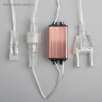 Гирлянда «Сосульки» 2.5 × 0.3 м, IP65, прозрачная нить, 192 LED, свечение мульти с эффектом стекания, 12 В Гирлянда «Сосульки» 2.5 × 0.3 м, IP65, прозрачная нить, 192 LED, свечение мульти с эффектом стекания, 12 В