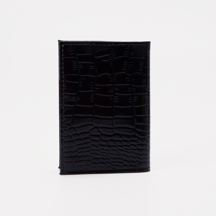 Визитница на 18 карт, цвет чёрный