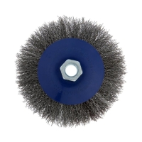 Щетка металлическая для УШМ ТУНДРА, "тарелка", М14, 125 мм Щетка металлическая для УШМ ТУНДРА, "тарелка", М14, 125 мм