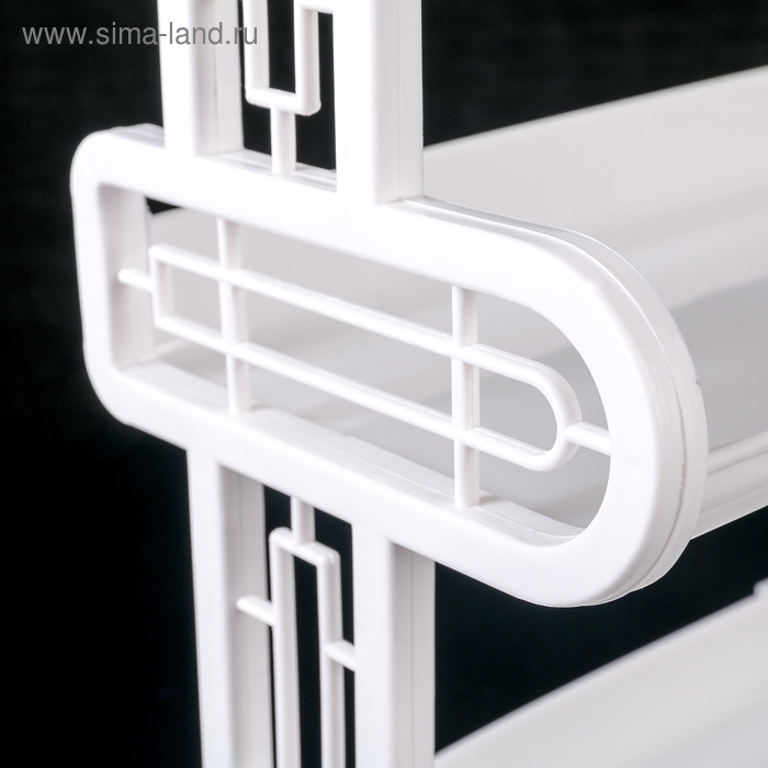 Полка навесная 3-х ярусная, 32&times;17.2&times;42 см, МИКС