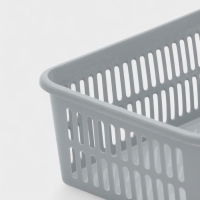 Корзина для хранения Полимербыт, пластик, 25&times;15&times;7 см, МИКС