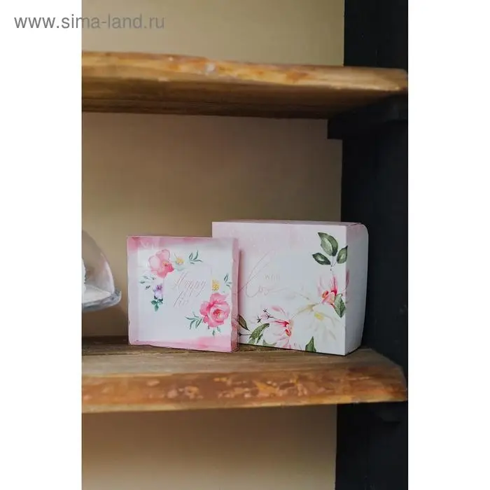 Кондитерская упаковка, коробка &laquo;С любовью&raquo; 17 х 20 х 6 см