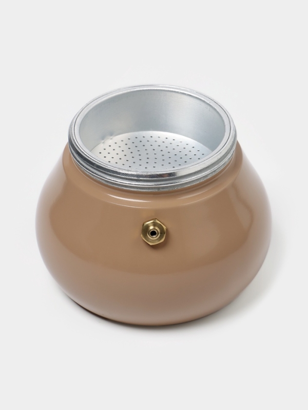 Кофеварка гейзерная "Мокко" на 3 чашки, цвет коричневый