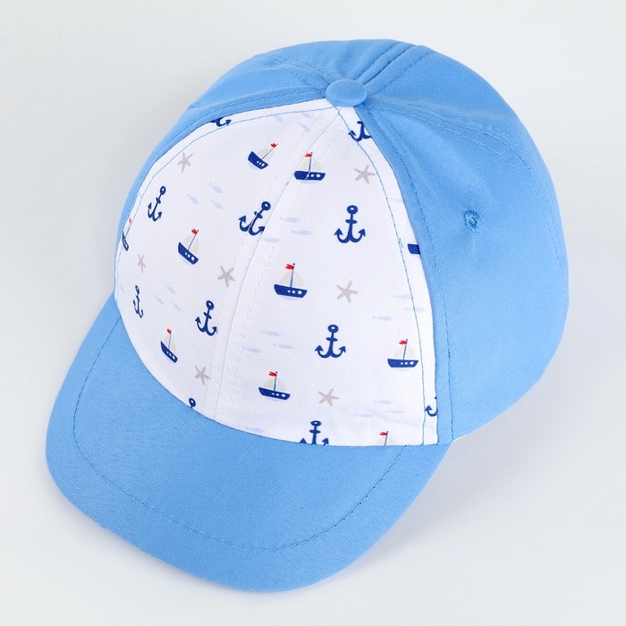 Кепка детская для мальчика &laquo;Моряк&raquo;, р-р. 48-50