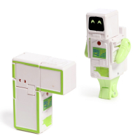 Набор роботов &laquo;Алфавит&raquo;, трансформируется, световые и звуковые эффекты, 6 букв, собираются в 1 робота