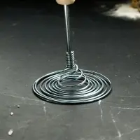 Венчик кухонный для взбивания &laquo;Спираль&raquo;, 27,5 см, с деревянной ручкой