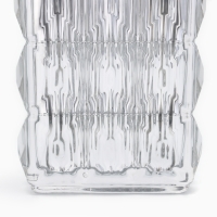 Ваза для цветов &laquo;Монарда&raquo; из стекла, серебро 25&times;13,5&times;9,5 см