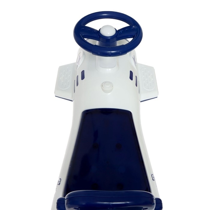 Каталка-толокар &laquo;Бибикар&raquo;, звук, бело-синий