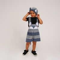 Карнавальный костюм «Котик полосатый», плюш, р. 30, рост 110-116 см Карнавальный костюм «Котик полосатый», плюш, р. 30, рост 110-116 см