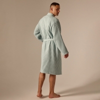 Халат вафельный мужской SL HOME: Boho "Аззура", размер XL, 100% хлопок, 280 г/м2 Халат вафельный мужской SL HOME: Boho "Аззура", размер XL, 100% хлопок, 280 г/м2