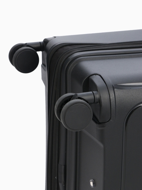 Чемодан 28", PP, 49*30*76, отд на молнии, код замок, 4 колеса, черный