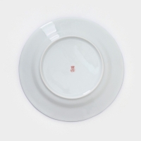 Набор фарфоровых тарелок &laquo;Гуси&raquo;, 12 предметов: 6 супниц 350 мл, 6 плоских тарелок d=20 см, рисунок микс