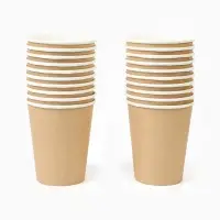 МП Набор бумажной посуды "Крафт", 20 персон