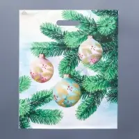 Пакет &laquo;Матовые шары&raquo;, полиэтиленовый с вырубной ручкой, 45&times;38 см