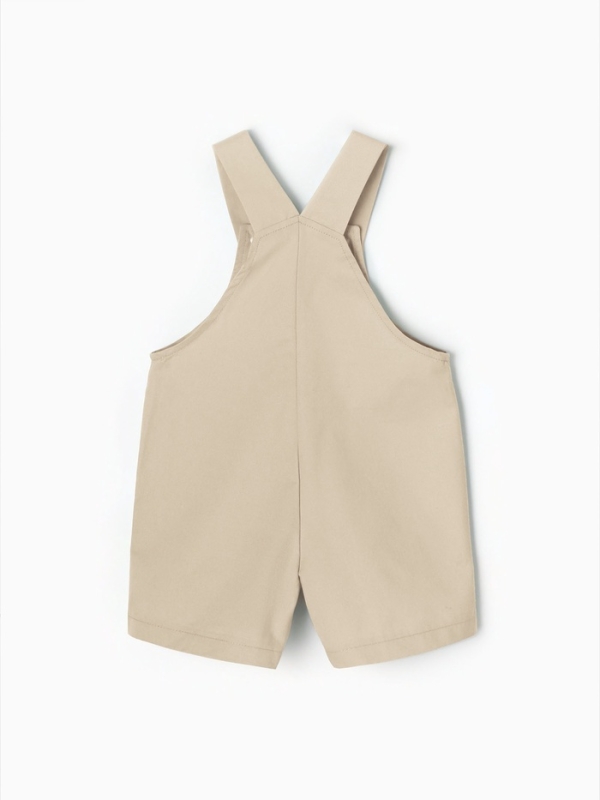 Комбинезон детский MINAKU: Jeans collection, цвет бежевый, рост 134 см