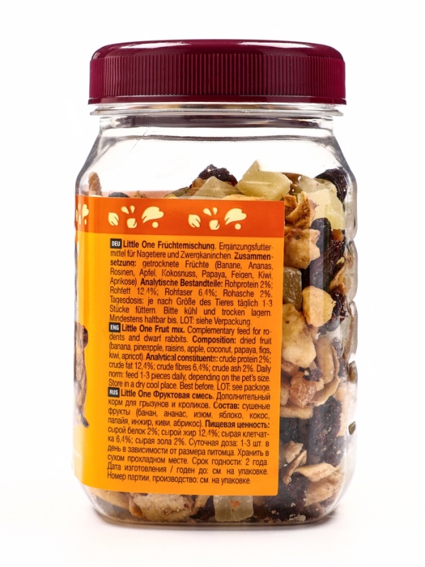 Лакомство Little One "Фруктовая смесь" для грызунов, 200 г