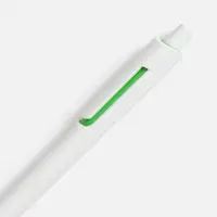 Ручка шариковая Dominanta, белая с зеленым